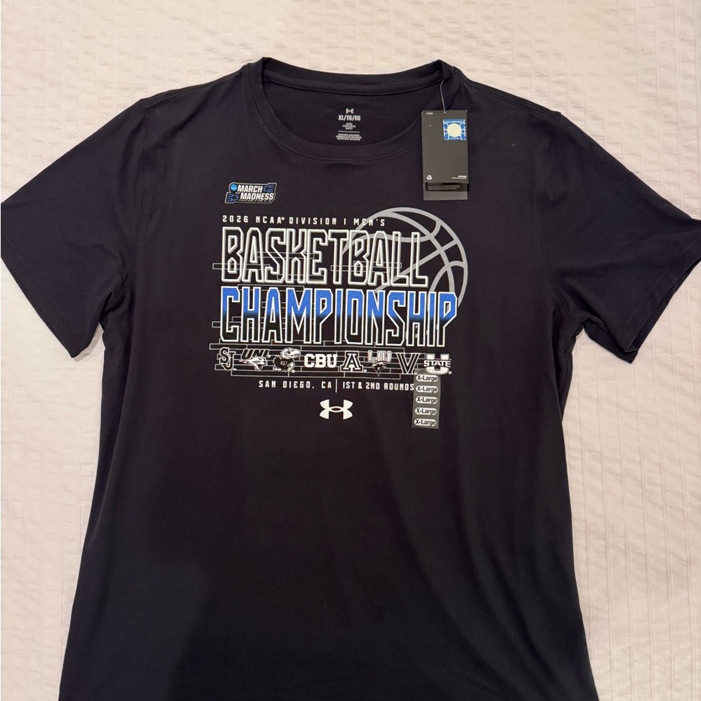 BRAND NEW W/ TAGS Under Armour 2026 NCAA March Madness 1st & 2nd Rounds Tee